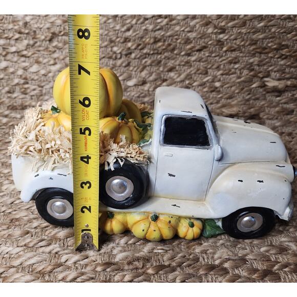 Northlight Distressed Truck With Pumpkins Hay Thanksgiving Fall Table Top Decor - Picture 8 of 10